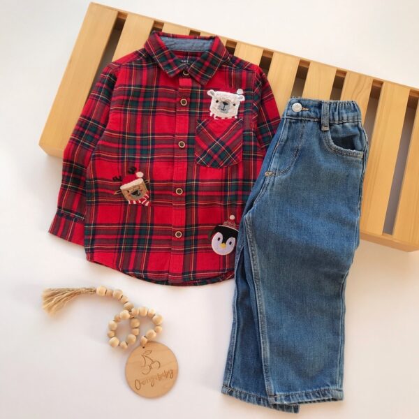 پیراهن کشمیر next و شلوار جین zara-کد 10391