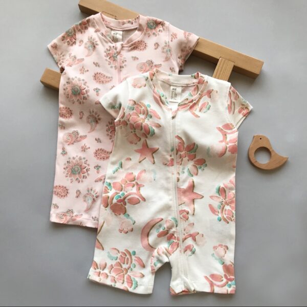 رامپر دو زیپه h&m-کد 10528