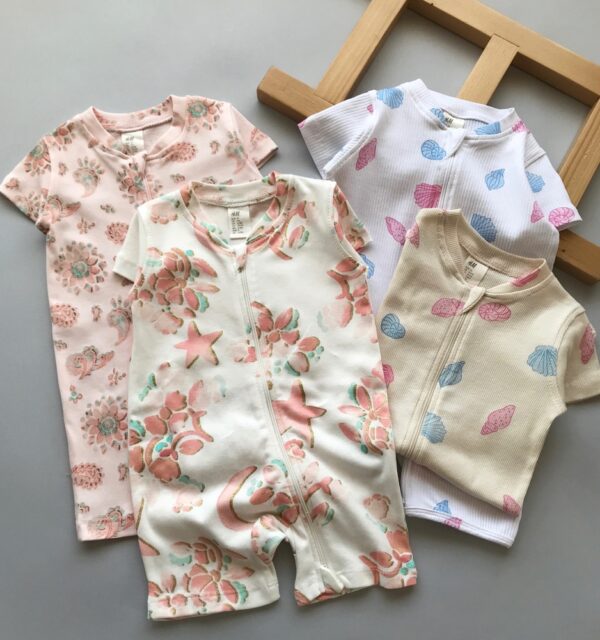 رامپر دو زیپه h&m-کد 10528