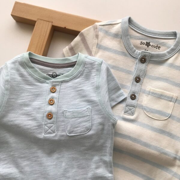بادی آستین کوتاه socute و h&m-کد 10554