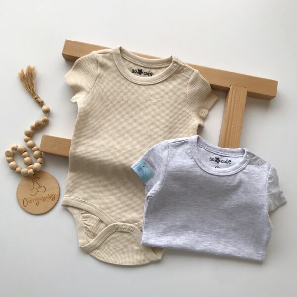 بادی آستین کوتاه socute و h&m-کد 10554