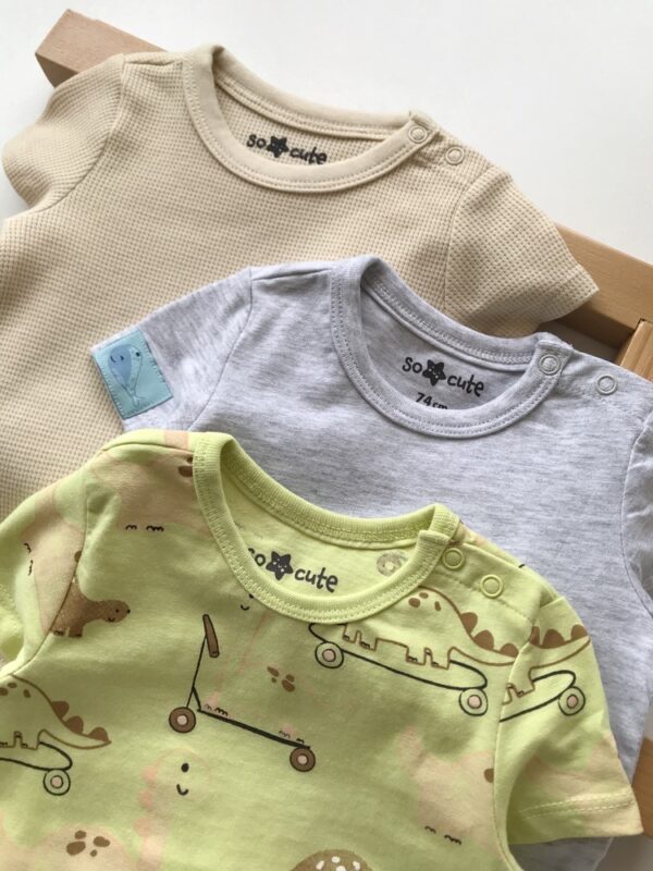 بادی آستین کوتاه socute و h&m-کد 10554